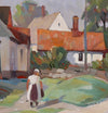 Mid Century Original Oil Painting From Sweden By E Skans