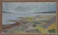 Load image into Gallery viewer, Mid Century Vintage Art Coastal Oil Painting from Sweden
