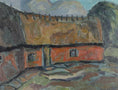 Load image into Gallery viewer, Mid Century Original Landscape Oil Painting I Jordell Sweden
