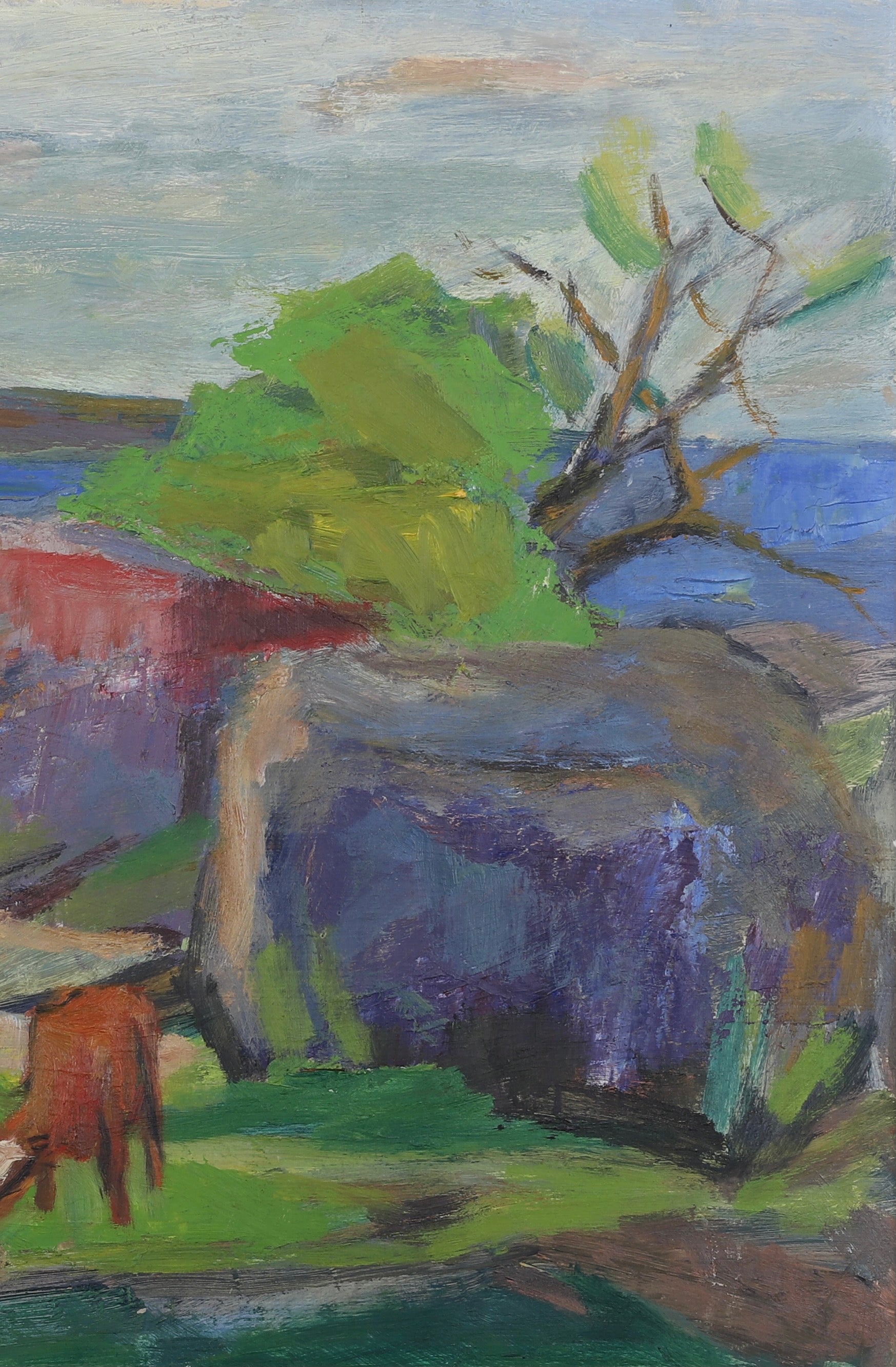 Vintage Original Oil Painting By Listed Artist A A Jönsson Sweden