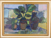 Mid Century Original Still Life Oil Painting By A Y Nilsson Sweden