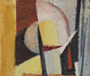 Mid Century Abstract Oil Painting From Sweden