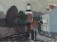 Load image into Gallery viewer, Vintage Mid Century Art Landscape From Sweden H Cardell

