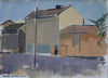Vintage Art Room Original Landscape Oil Painting by Gustav A Johansson Sweden