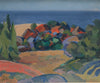 Vintage Art Room Original Landscape Oil Painting by Malte Särlov Sweden