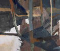 Load image into Gallery viewer, Mid Century Abstract Landscape Oil Painting From Sweden
