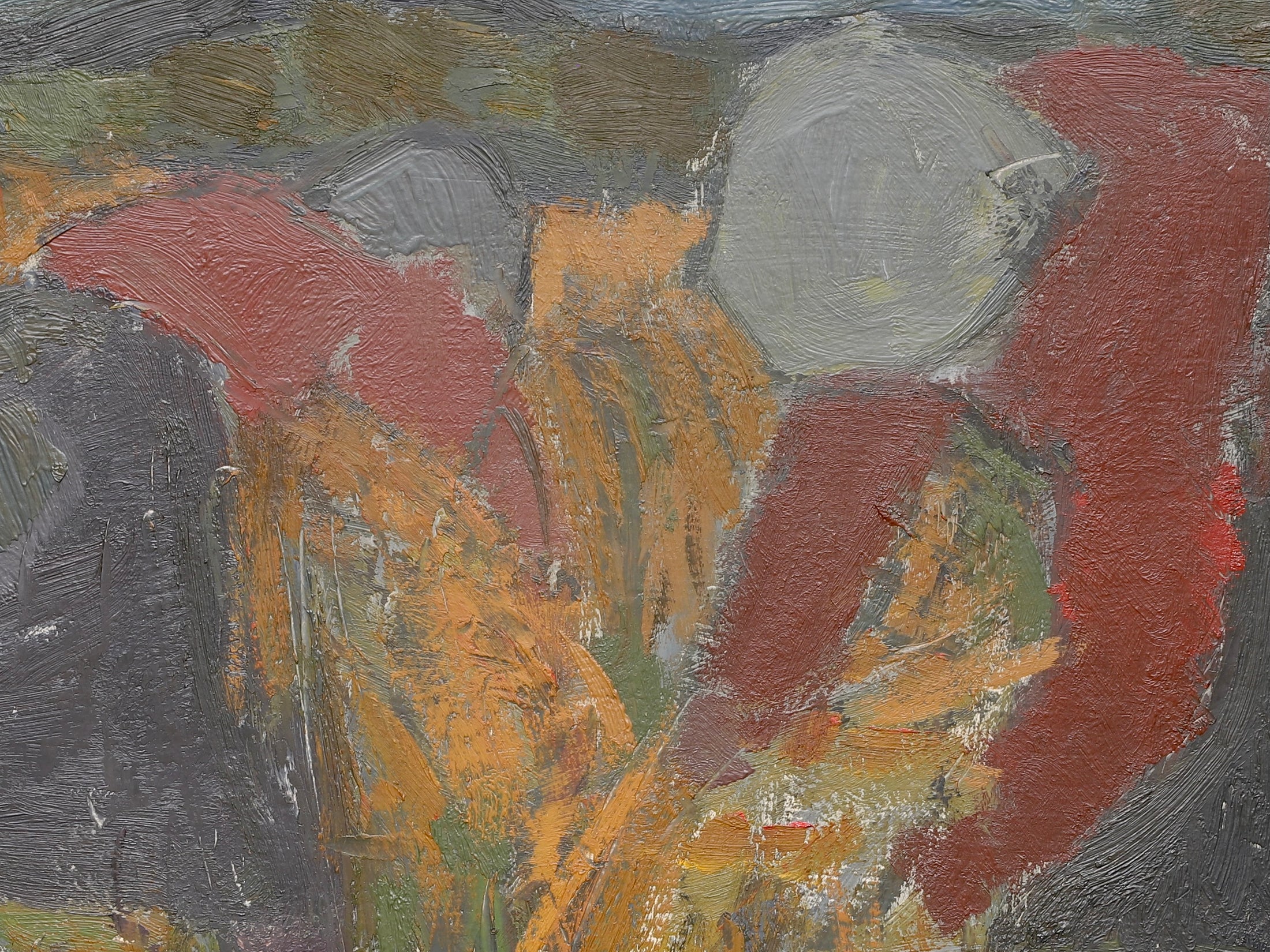 Vintage Oil Painting by S Grandin Sweden