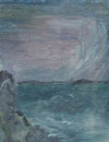 Mid Century Original Oil Painting from Sweden By H Hill