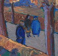 Load image into Gallery viewer, Vintage Mid Century Oil Painting From Sweden By Å Nilsson
