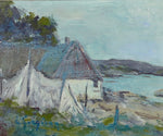 Vintage Art Original Landscape Oil Painting From Sweden