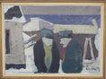 Load image into Gallery viewer, Mid Century Original Oil Painting From Sweden by K Christensen
