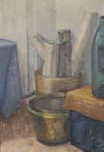 Load image into Gallery viewer, Vintage Mid Century Still Life Oil Painting From Sweden
