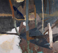 Load image into Gallery viewer, Mid Century Abstract Landscape Oil Painting From Sweden
