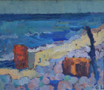 Mid Century Seascape From Sweden By Gerhard Larsson