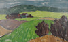 Vintage Mid Century Landscape Oil Painting By S Grandin Sweden