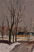Load image into Gallery viewer, Mid Century Original Landscape Oil Painting From Sweden By G Sandberg
