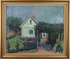 Vintage Mid Century Oil Painting by B Trulsson from Sweden