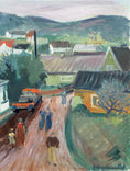 Load image into Gallery viewer, Original Oil Painting Vintage Mid Century By P Reutersvärd Sweden
