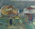 Load image into Gallery viewer, Original Vintage Art Room Mid Century Oil Painting from Sweden
