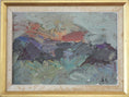 Load image into Gallery viewer, Mid Century Abstract Oil Painting From Sweden
