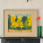 Vintage Oil Painting From Sweden Tilted Autumn By A Ekbom-Wikström