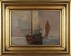 Original Marine Oil Painting From Denmark