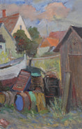 Load image into Gallery viewer, Mid Century Original Oil Painting From Sweden By E Skans
