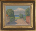 Load image into Gallery viewer, Mid Century Landscape Oil Painting From Sweden by Spendrup 1948
