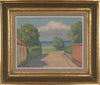 Mid Century Landscape Oil Painting From Sweden by Spendrup 1948