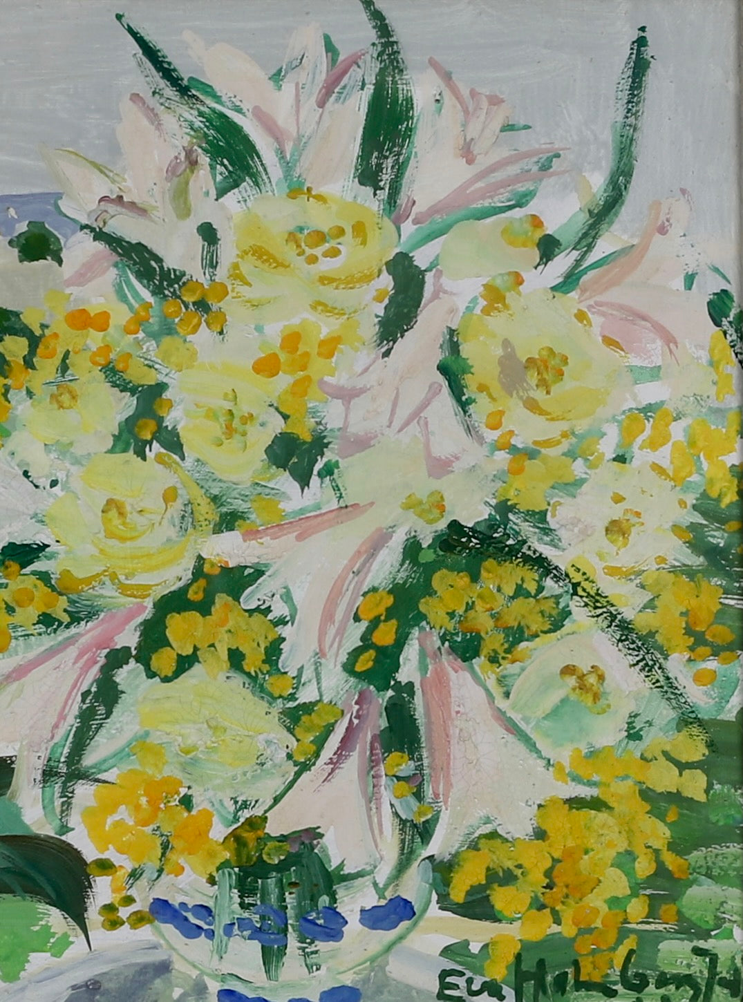 Vintage Mid Century Art Landscape From Sweden EH Jacobsson