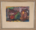 Mid Century Original Still Life Oil Painting L Zelig Sweden