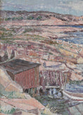 Load image into Gallery viewer, Mid Century Seascape Oil Painting By T Torstensson From Sweden
