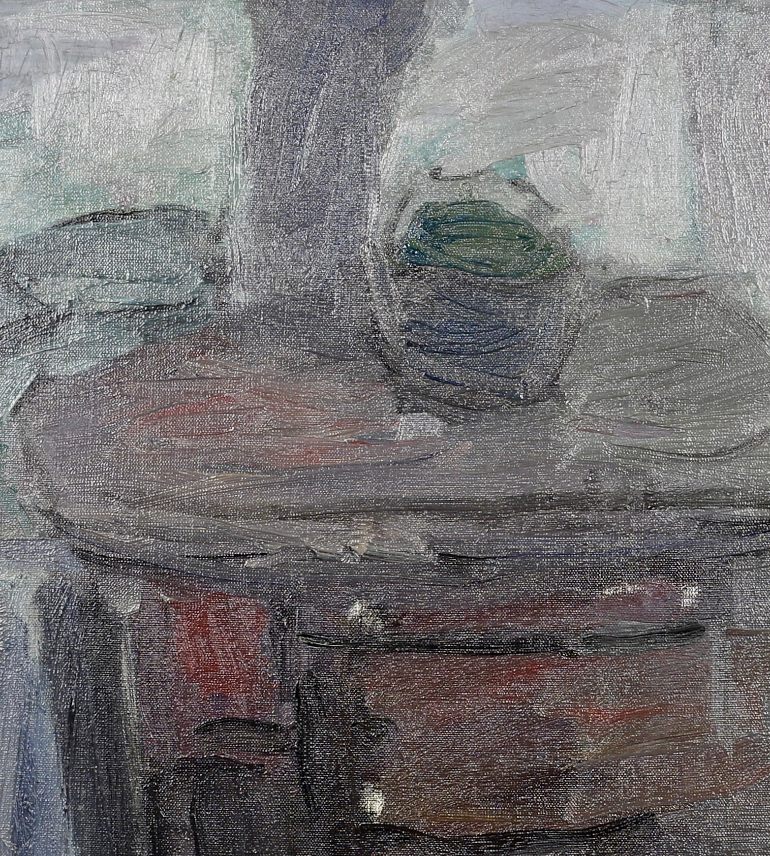 Swedish Vintage Art Still Life Oil Painting