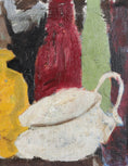 Load image into Gallery viewer, Vintage Mid Century Still Life Oil Painting By L Sandahl Sweden
