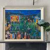 Original Oil Painting Vintage Mid Century By G Holmberg Sweden