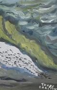 Load image into Gallery viewer, Mid Century Original Oil Painting from Sweden By T Carlson
