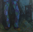 Load image into Gallery viewer, Mid Century Original Clown Oil Painting From Sweden
