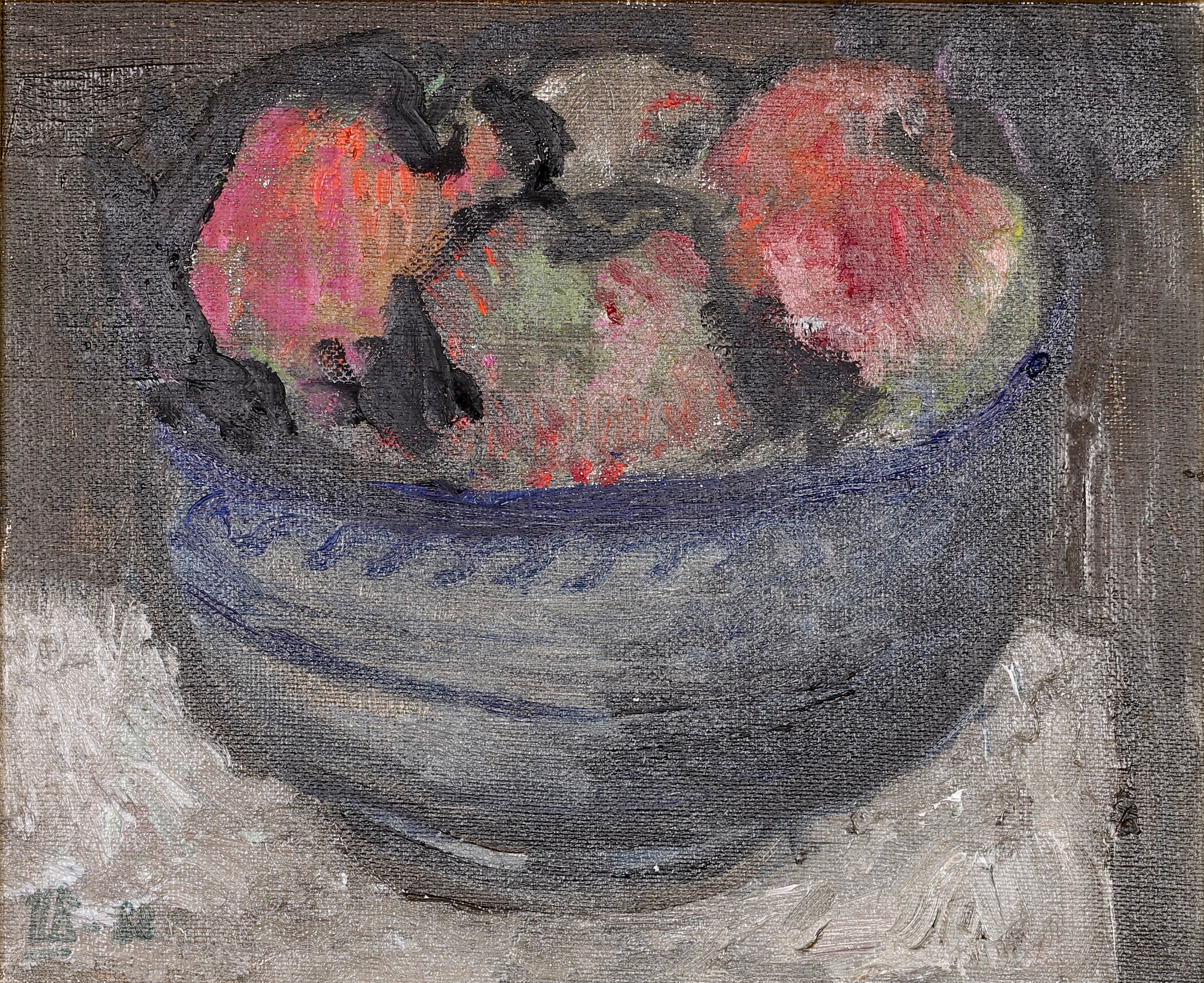 Original Vintage Oil Painting from Sweden by U Borgström