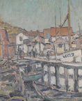 Load image into Gallery viewer, Mid Century Vintage Oil Painting By E Ollers From Sweden
