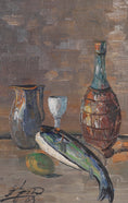 Load image into Gallery viewer, Vintage Mid Century Oil Painting From 1963 from Sweden
