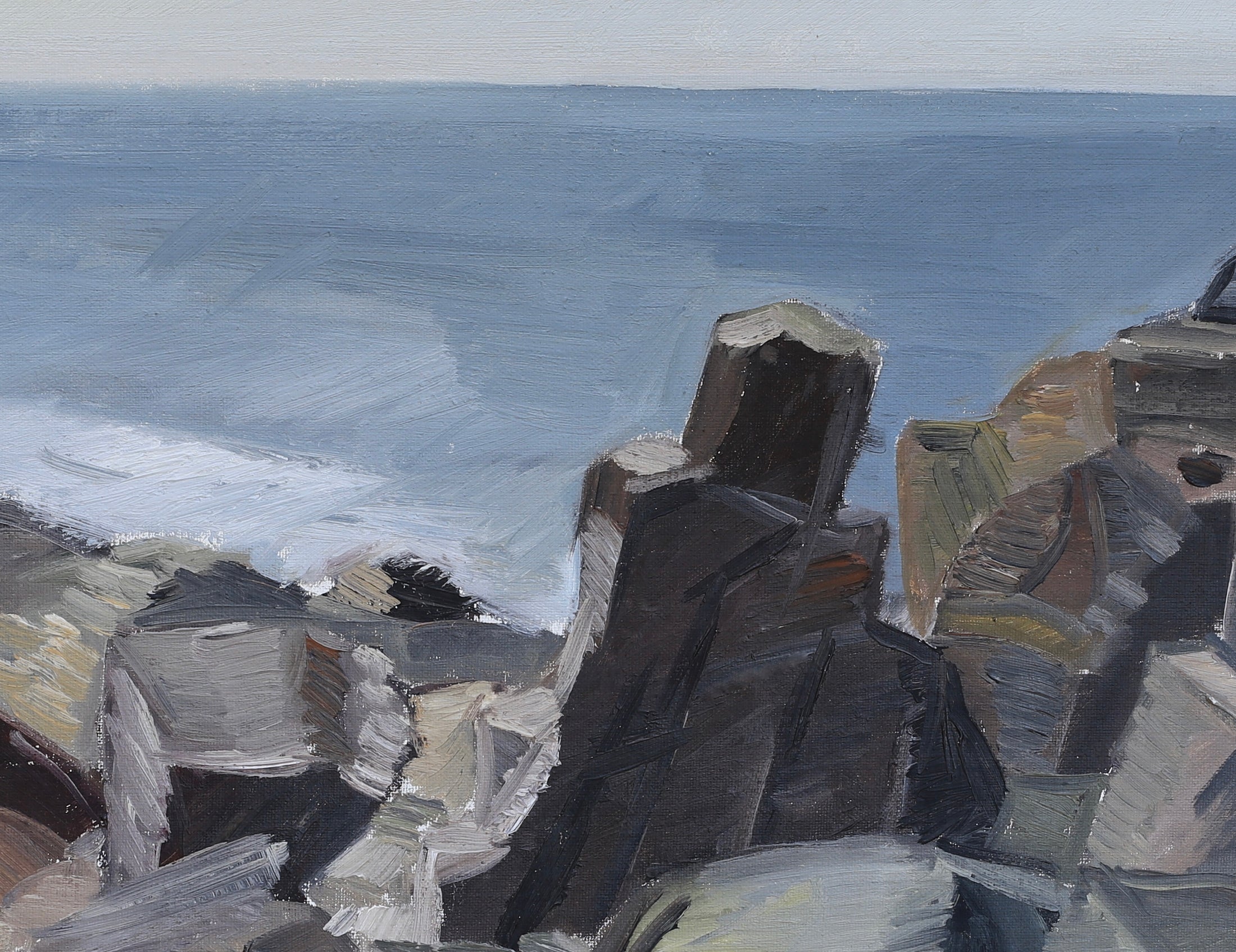 Mid Century Seascape By Alan Erwö From Sweden