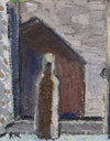 Mid Century Interior Oil Painting From Sweden Signed FN