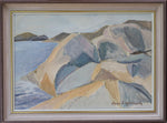 Original Oil Painting Vintage Seascape By Inga Larsson Sweden