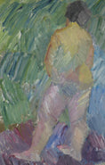 Load image into Gallery viewer, Mid Century Figurative Oil Painting From Sweden
