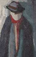 Load image into Gallery viewer, Mid Century Original Portrait Oil Painting From Sweden by K Christensen
