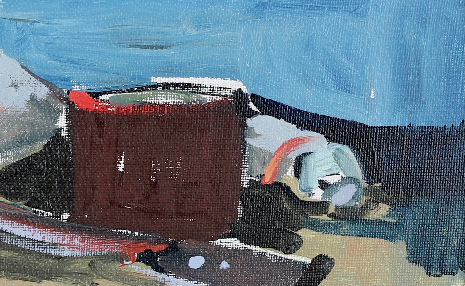 Mid century Still Life Oil Painting By T Gavik From Sweden