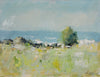 Vintage Mid Century Seascape Oil Painting By Willford Sweden