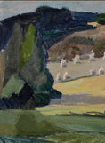 Load image into Gallery viewer, Mid Century Vintage Landscape Oil Painting From Sweden By I Jerkeman
