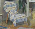 Load image into Gallery viewer, Mid Century Interior Oil Painting by I Jerkeman From Sweden
