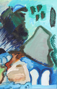 Load image into Gallery viewer, Mid Century Abstract Oil Painting By L Lilja Sweden
